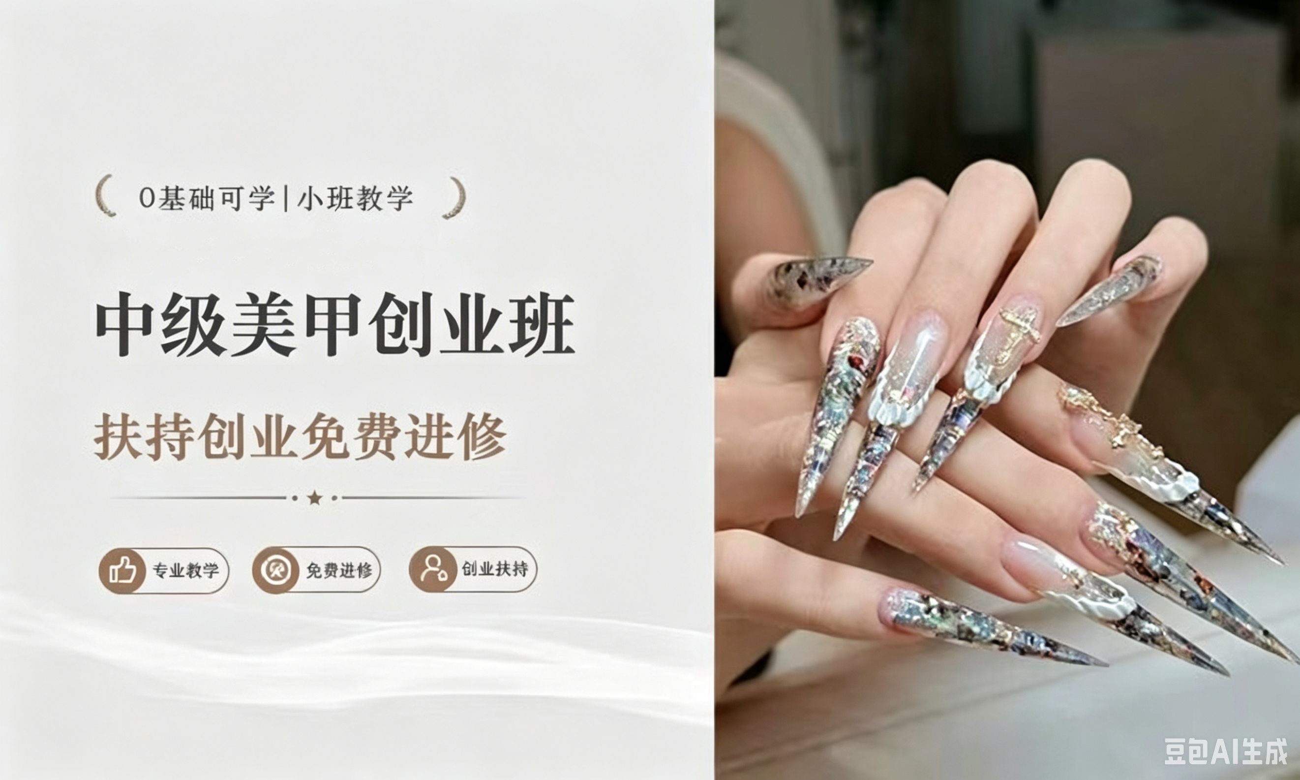 中级美甲创业班